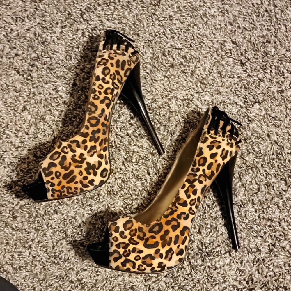 Cheetah heels